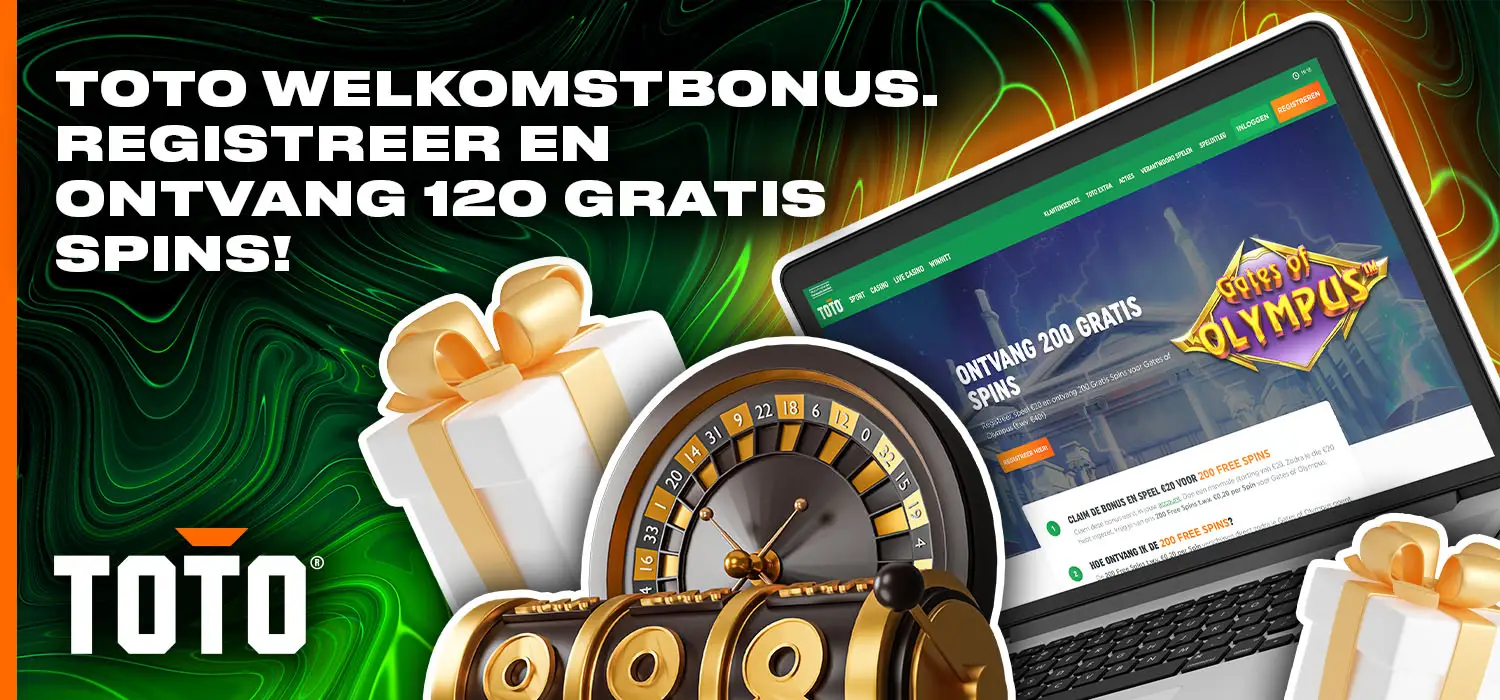 TOTO casino welkomstbonus voor Nederland na registratie