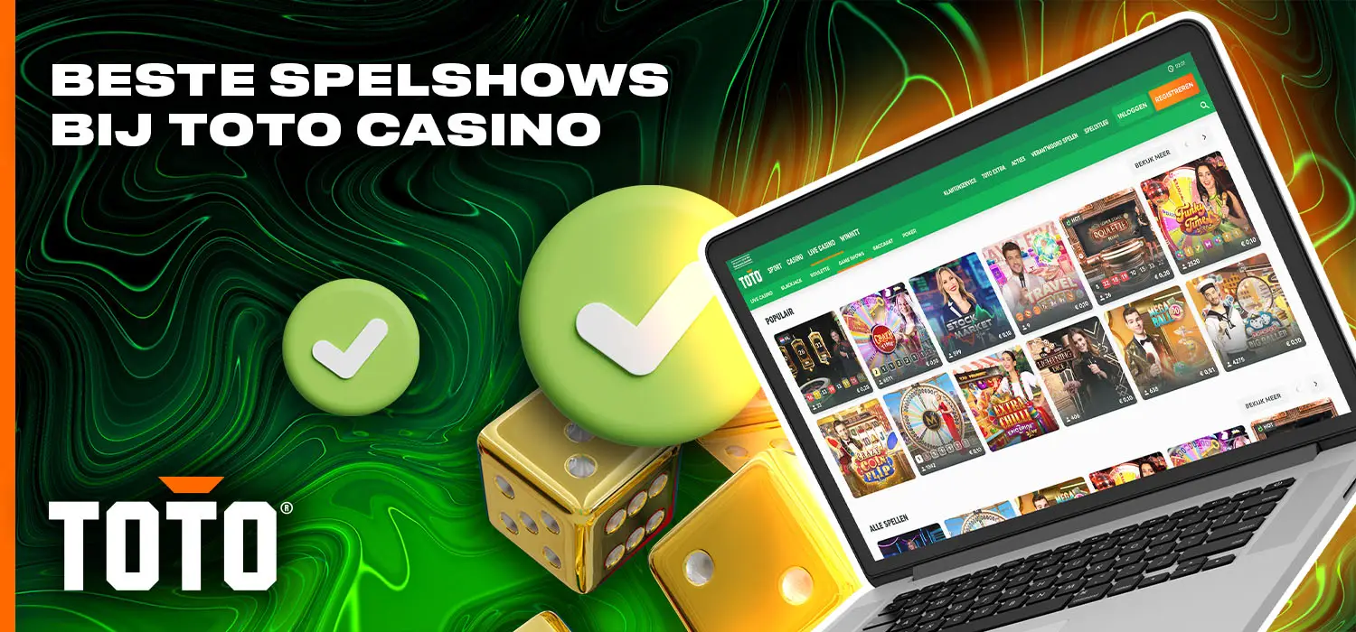 De beste spelshows bij TOTO casino voor Nederland