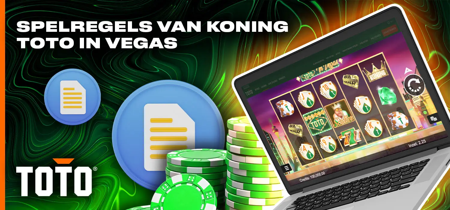 Spelregels voor Koning in Vegas bij TOTO Casino voor Nederland