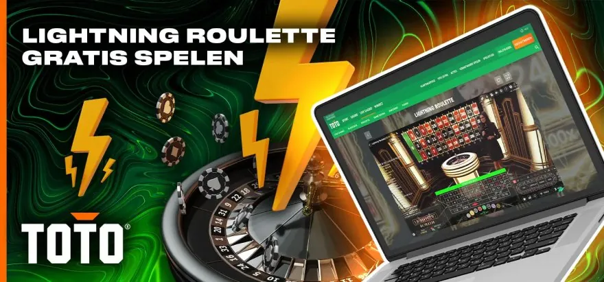 Speel Lightning Roulette gratis bij TOTO Casino voor Nederland