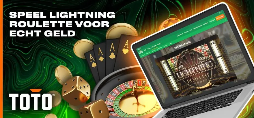 Speel Lightning Roulette voor echt geld bij TOTO Casino voor Nederland