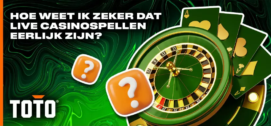 TOTO live casino spel eerlijkheid controleren voor Nederland