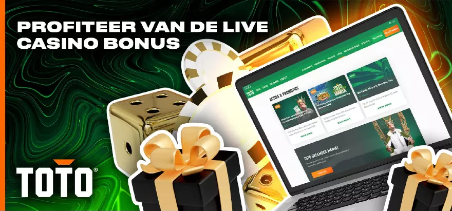 TOTO live casino bonus voor Nederland