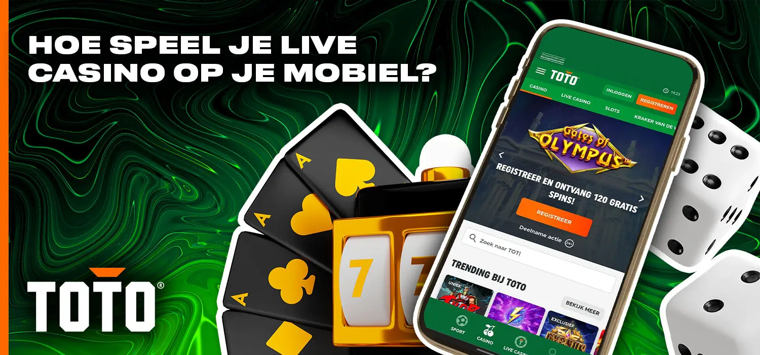 TOTO live casinospel voor Nederland op de app