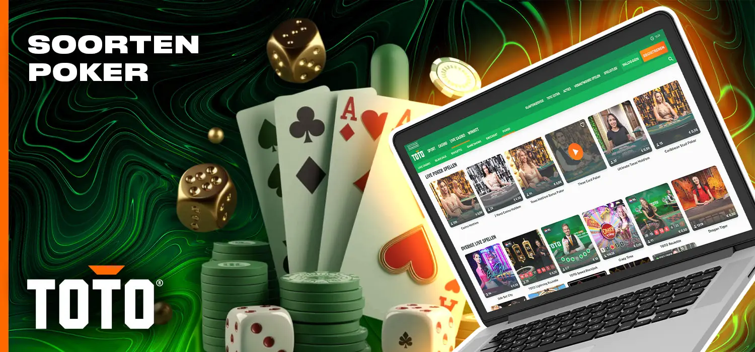 Soorten pokerspellen bij TOTO casino