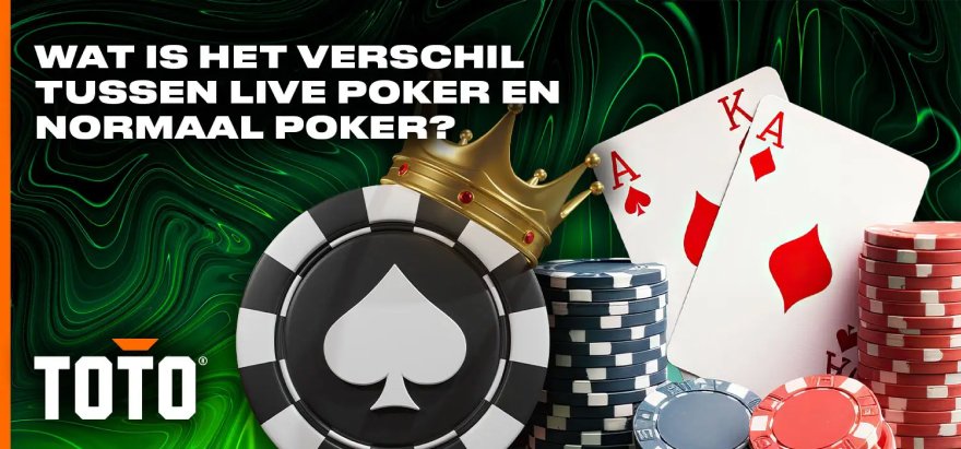 Het verschil tussen live poker en regulier casino