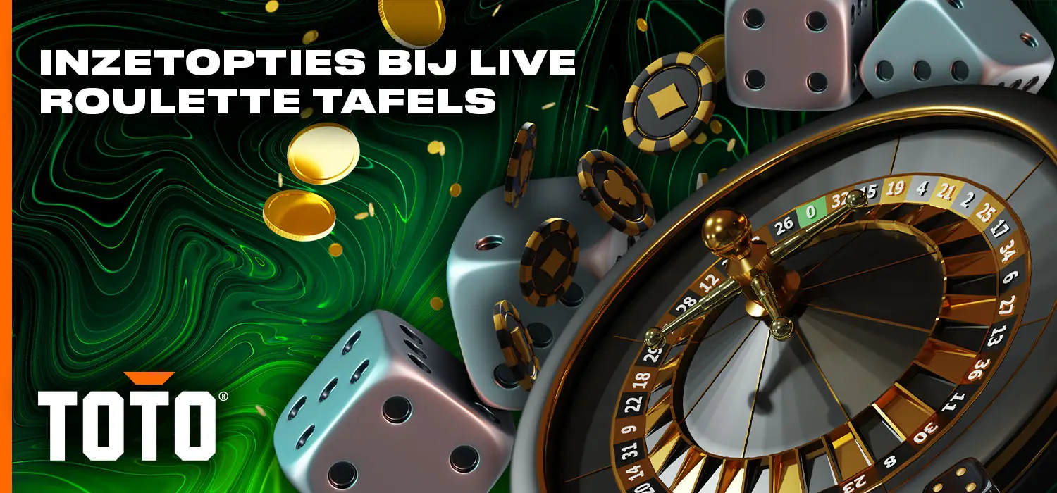 Soorten weddenschappen bij live roulette